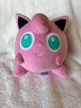 Pokemon Jigglypuff Plush 7" TOMY 2017 Like New